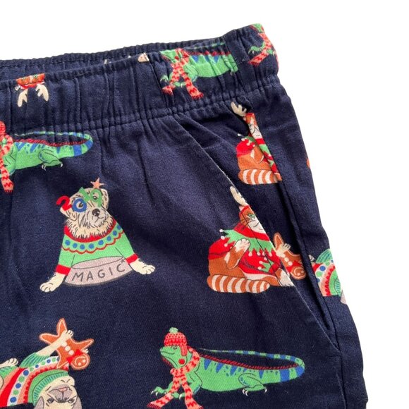 NWT Men's Old Navy Holiday Animals Flannel Pajama Set XXL Pug Dog Hamste… - Picture 11 of 16
